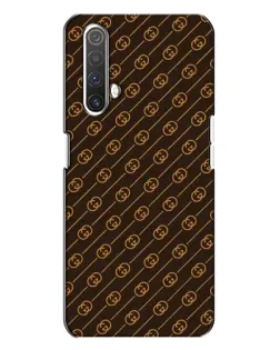 Чехол для Realme X3 с картинкой «Gucci — золотые диагонали»