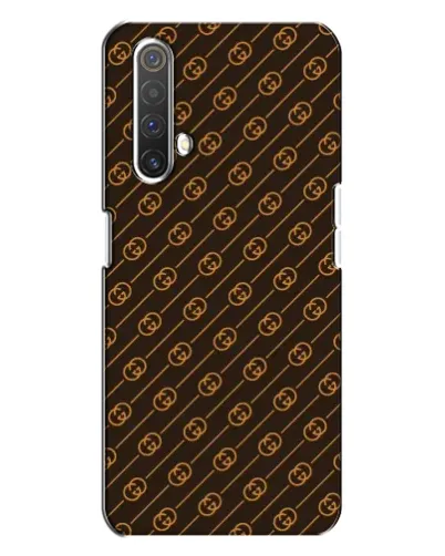 Чехол для Realme X3 с картинкой «Gucci — золотые диагонали»