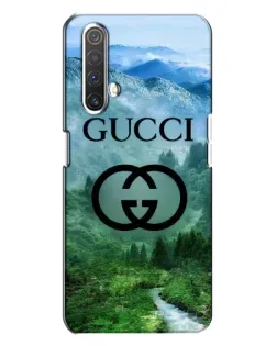Чехол для Realme X3 с картинкой «Gucci — горный пейзаж»