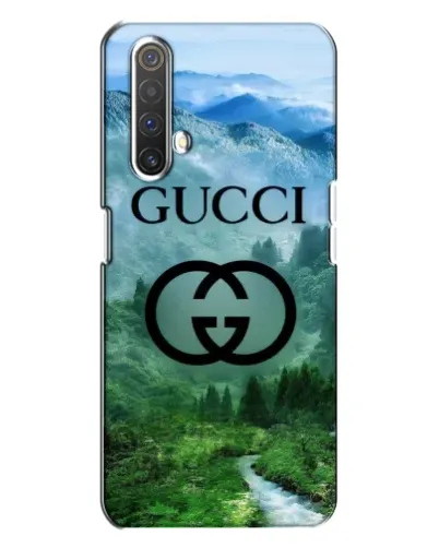 Чехол для Realme X3 с картинкой «Gucci — горный пейзаж»