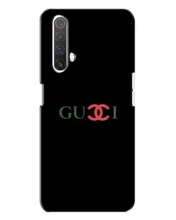 Чехол для Realme X3 с картинкой «Gucci — красный градиент»