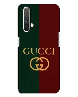 Чехол для Realme X3 с картинкой «Gucci — темно-зеленый градиент»