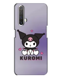 Чехол для Realme X3 с картинкой «Kuromi — фиолетовый арт»
