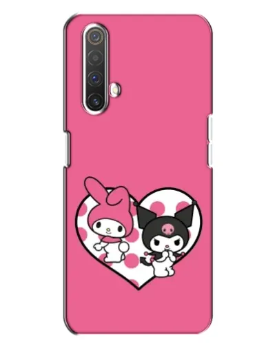 Чехол для Realme X3 с картинкой «Kuromi и My Melody»