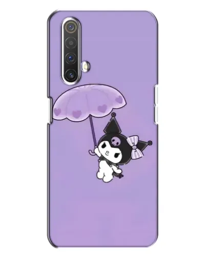 Чехол для Realme X3 с картинкой «Kuromi с зонтиком»