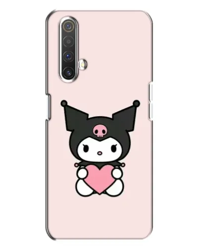 Чехол для Realme X3 с картинкой «Kuromi и сердце»