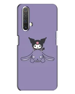 Чехол для Realme X3 с картинкой «Kuromi на лиловом фоне»