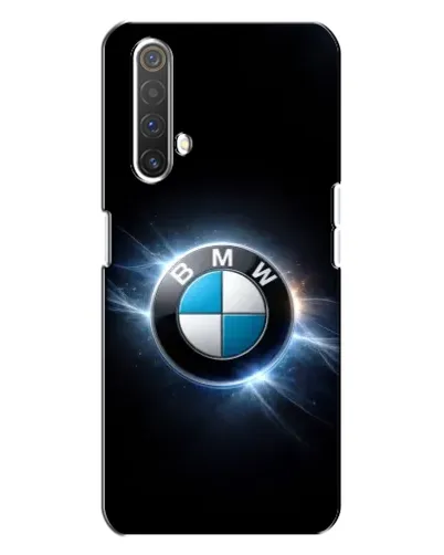 Чохол для Realme X3 з картинкою «BMW — неонове сяйво»