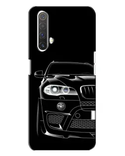 Чохол для Realme X3 з картинкою «Темний силует BMW»