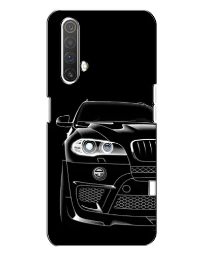 Чохол для Realme X3 з картинкою «Темний силует BMW»