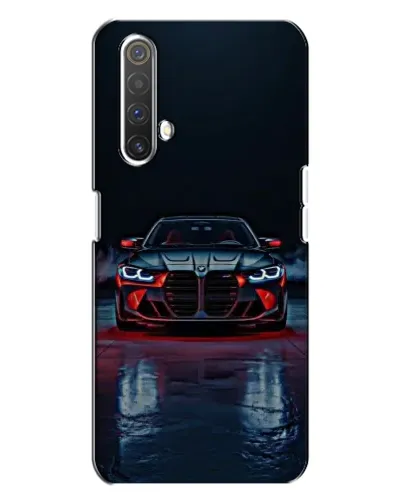 Чохол для Realme X3 з картинкою «BMW на мокрій дорозі»