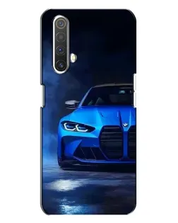 Чохол для Realme X3 з картинкою «Блакитна BMW M4»