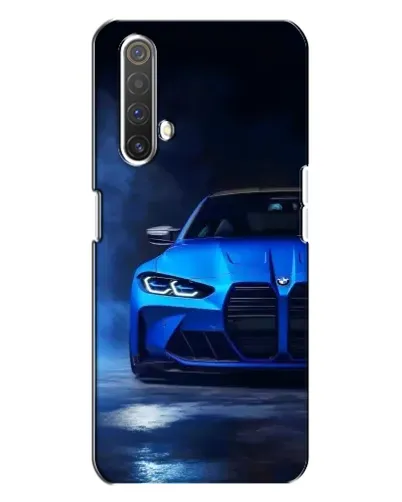 Чохол для Realme X3 з картинкою «Блакитна BMW M4»