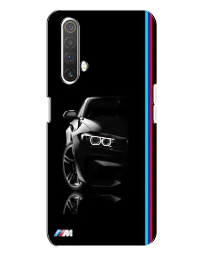 Чохол для Realme X3 з картинкою «Силует BMW в темряві»