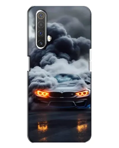 Чохол для Realme X3 з картинкою «BMW у диму»