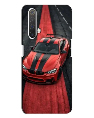 Чохол для Realme X3 з картинкою «BMW на червоній доріжці»