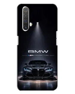 Чехол для Realme X3 с картинкой «BMW сквозь ночной город»