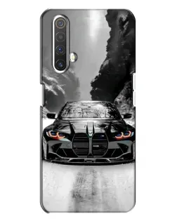 Чехол для Realme X3 с картинкой «BMW — акварельный дрифт»