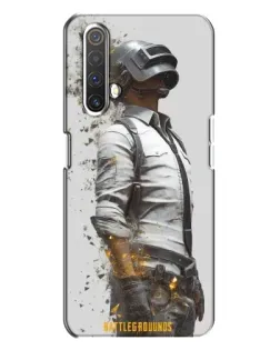 Чехол для Realme X3 с картинкой «PUBG — боец в пыли»