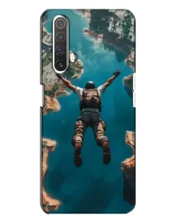 Чехол для Realme X3 с картинкой «PUBG — свободное падение»