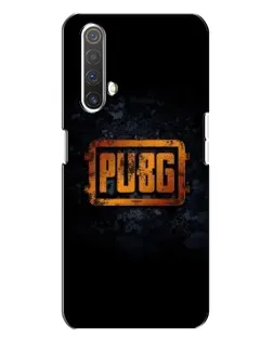 Чехол для Realme X3 с картинкой «PUBG — золотой логотип»