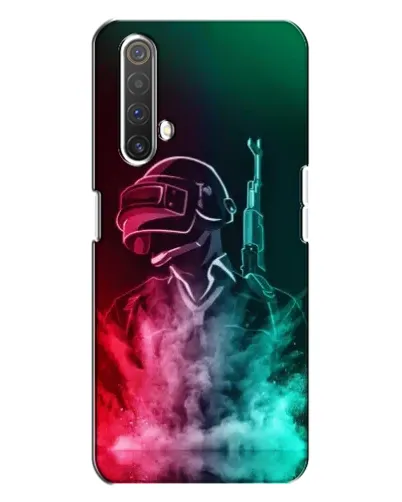 Чехол для Realme X3 с картинкой «PUBG — огненный воин»