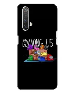Чехол для Realme X3 с картинкой «Логотип Among Us» Чехол для Realme X3 с картинкой «Логотип Among Us»