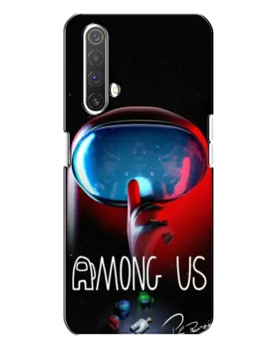 Чехол для Realme X3 с картинкой «Красный импостер — макро» Чехол для Realme X3 с картинкой «Красный импостер — макро»