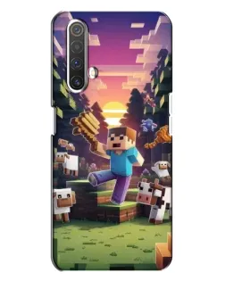 Чехол для Realme X3 с картинкой «Стив на ферме» Чехол для Realme X3 с картинкой «Стив на ферме»