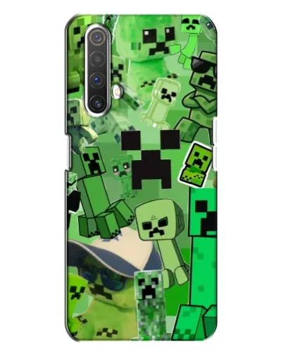 Чехол для Realme X3 с картинкой «Криперы Minecraft» Чехол для Realme X3 с картинкой «Криперы Minecraft»