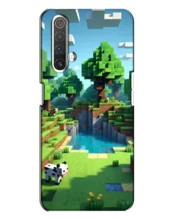 Чехол для Realme X3 с картинкой «Minecraft летний день»