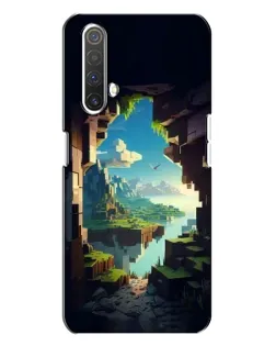 Чехол для Realme X3 с картинкой «Вид из пещеры»