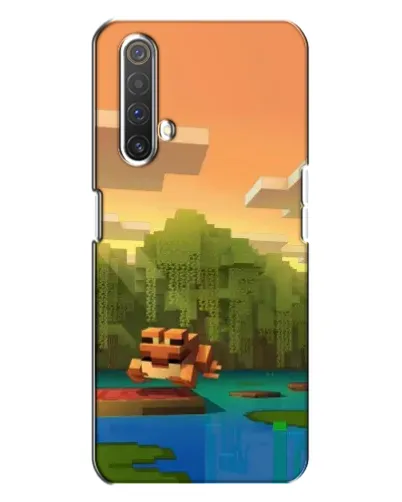 Чехол для Realme X3 с картинкой «Майнкрафт закат солнца» Чехол для Realme X3 с картинкой «Майнкрафт закат солнца»