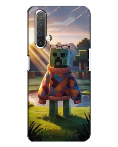 Чехол для Realme X3 с картинкой «Крипер в свитере» Чехол для Realme X3 с картинкой «Крипер в свитере»