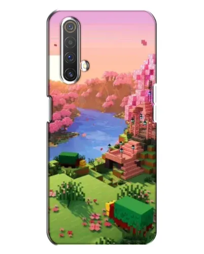 Чехол для Realme X3 с картинкой «Розовое дерево Minecraft» Чехол для Realme X3 с картинкой «Розовое дерево Minecraft»