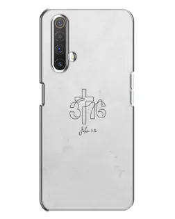 Чохол для Realme X3 з картинкою «Івана 3:16 Хрест»