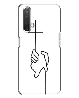 Чохол для Realme X3 з картинкою «Рука тримає»