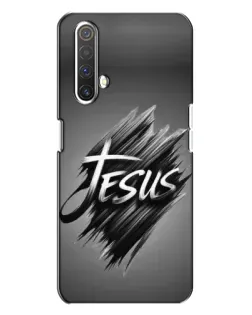 Чехол для Realme X3 с картинкой «Надпись Jesus Graffiti»