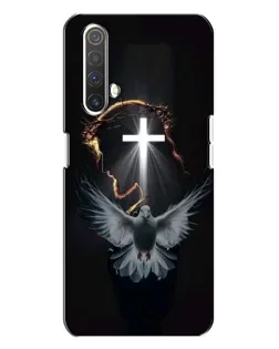 Чехол для Realme X3 с картинкой «Голубь и Свет»