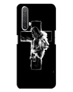 Чехол для Realme X3 с картинкой «Сияющий крест Jesus»
