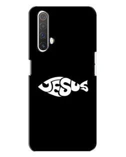Чехол для Realme X3 с картинкой «Рыба Jesus»