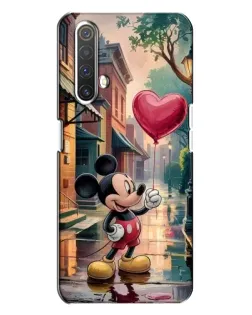 Чехол для Realme X3 с картинкой «Микки и шарик-сердце»