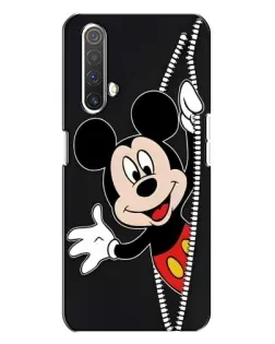 Чехол для Realme X3 с картинкой «Микки раздвигает стены»