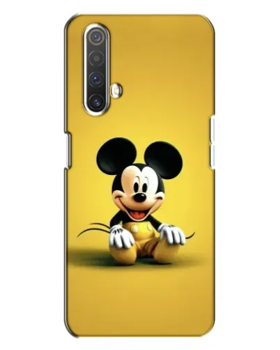 Чехол для Realme X3 с картинкой «Микки на желтом»