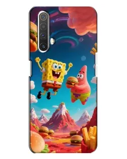Чехол для Realme X3 с картинкой «Космический фастфуд»