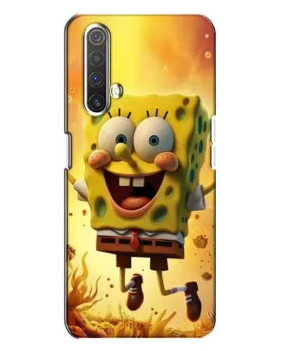 Чехол для Realme X3 с картинкой «Губка Боб прыгает» Чехол для Realme X3 с картинкой «Губка Боб прыгает»
