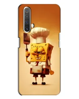 Чехол для Realme X3 с картинкой «Губка Боб повар»