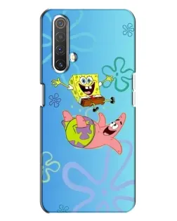 Чехол для Realme X3 с картинкой «Спанч Боб и Патрик»