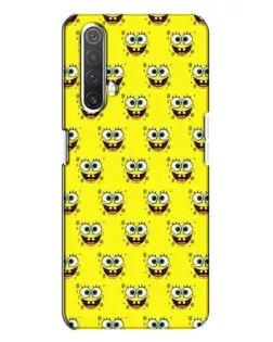 Чехол для Realme X3 с картинкой «Паттерн Губка Боб»