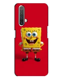 Чехол для Realme X3 с картинкой «Спанч Боб на красном»